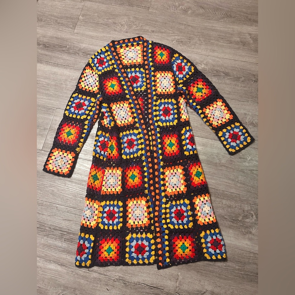 Granny Stitch Duster / Cardigan (one size)